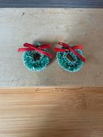 2x kerst krans - ca 2.5 tot 3cm, Ophalen of Verzenden, Zo goed als nieuw, Poppenhuis