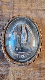 Antieke ovalen meerschuim St. Bernadette, Ophalen of Verzenden