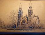 DE MEEUW VAN ROTTERDAM ORGINEEL SCHILDERIJ ZIE FOTO,S., Ophalen of Verzenden