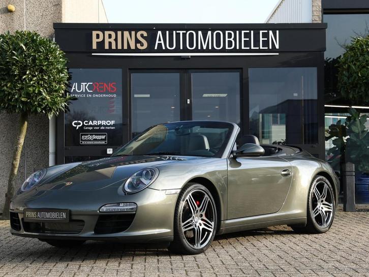 Porsche 911 Cabrio 3.8 Carrera 4S Aventurine|PSM|CHRONO|Stoe, Auto's, Porsche, Bedrijf, Te koop, 4x4, ABS, Airbags, Airconditioning