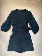 Zara Suede-look Playsuit - Zwart - Maat S, Kleding | Dames, Jumpsuits, Ophalen of Verzenden, Zo goed als nieuw, Maat 36 (S), Zwart
