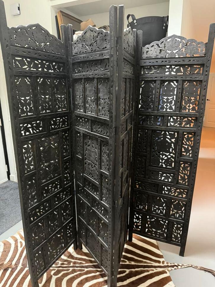 Hangesneden kamerscherm, Huis en Inrichting, Woonaccessoires | Kamerschermen, Gebruikt, Ophalen