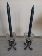 Vintage Zweedse kandelaars Eric Dalmas (Dala industries), Antiek en Kunst, Ophalen of Verzenden, Overige materialen