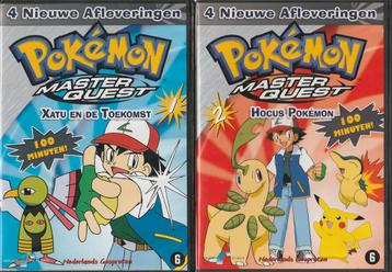 Pokémon Master Quest Complete Collectie Zeldzame NL dvd's beschikbaar voor biedingen