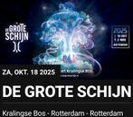 3 tickets (2x 12+ en 1x 12-) voor De Grote Schijn 18 Oktober, Tickets en Kaartjes, Evenementen en Festivals, Drie personen of meer