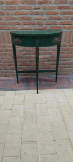 brocante haltafel, Huis en Inrichting, Tafels | Bijzettafels, Ophalen, Gebruikt, 55 tot 75 cm, Overige vormen