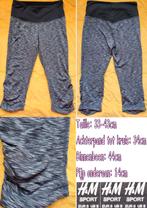 H&M grijs gemeléérd capri sportbroek maat 36 zgan, H&M, Overige typen, Ophalen of Verzenden, Zo goed als nieuw