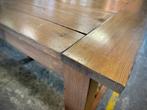 Eettafel, charmante tafel van gelakt hout, 200 x 85 cm, Ophalen, Gebruikt, DroomHout, 50 tot 100 cm