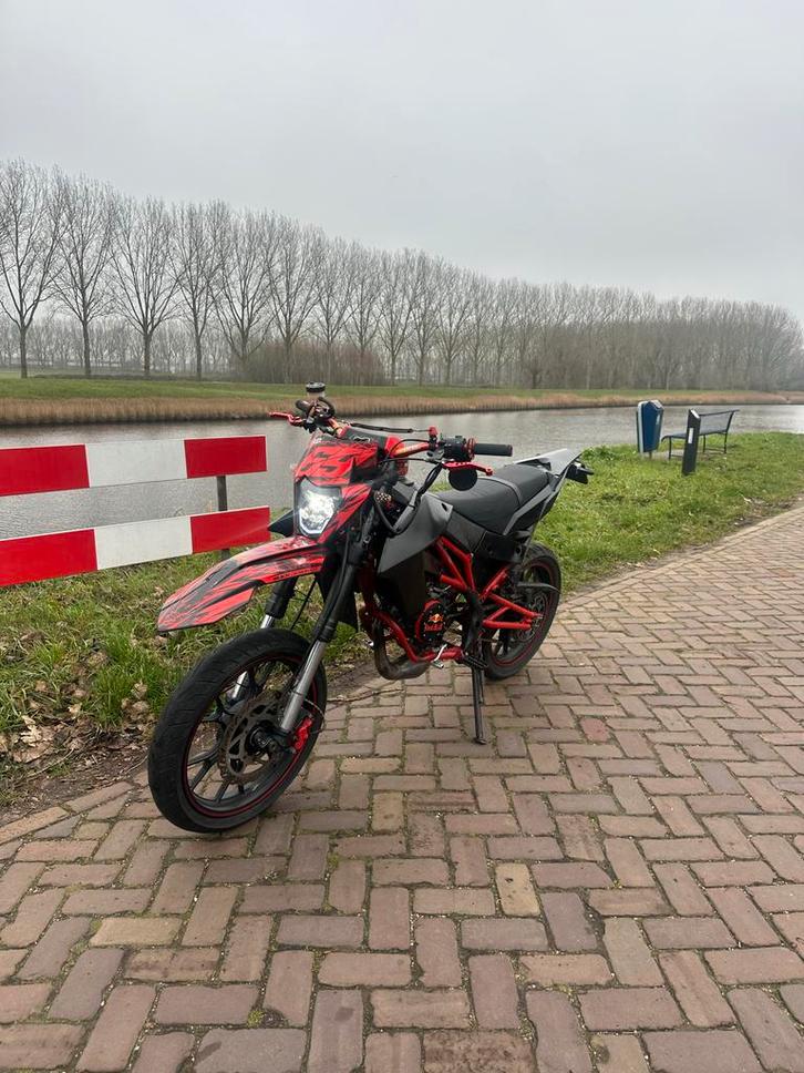 Unieke Schakelbrommer 86cc TPR, Fietsen en Brommers, Brommers | Crossbrommers, Gebruikt, Overige merken, Ophalen