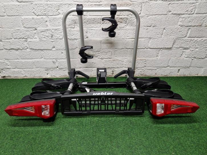 Nette Uebler F24 fietsendrager lichtgewicht & compact 60KG, Auto diversen, Fietsendragers, Zo goed als nieuw, Trekhaakdrager, 2 fietsen