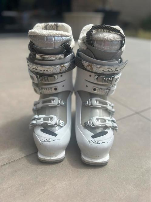 Salomon X-Fit Fusion Comfort Skischoenen Dames, Maat 24 (38), Sport en Fitness, Skiën en Langlaufen, Gebruikt, Schoenen, Salomon