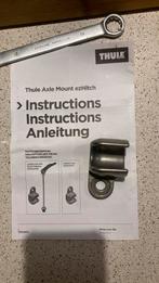 Thule Axle Mount ezHitch Cup askoppeling, Fietsen en Brommers, Fietsaccessoires | Aanhangers en Karren, Ophalen of Verzenden, Zo goed als nieuw