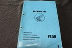 Honda PX50 1980 werkplaatsboek shop manual manuel d'atelier, Ophalen of Verzenden, Gebruikt