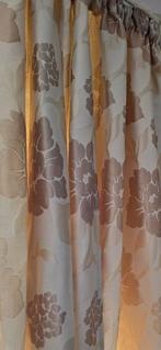 Gordijnen nieuw beige kleur, Doe-het-zelf en Verbouw, Ophalen of Verzenden, Nieuw, Overige materialen