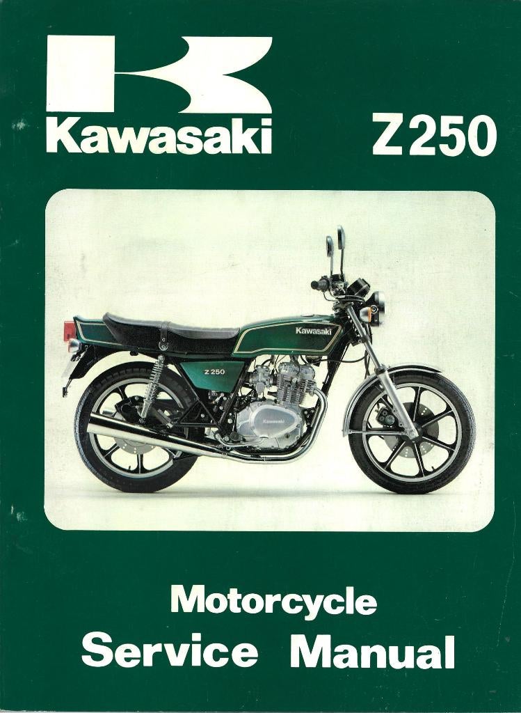 Kawasaki Z250 service manual (2585z) motor, Ophalen of Verzenden, Kawasaki