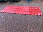 Dakpan platen rood, Zo goed als nieuw, Minder dan 5 m², Metaal, Rood