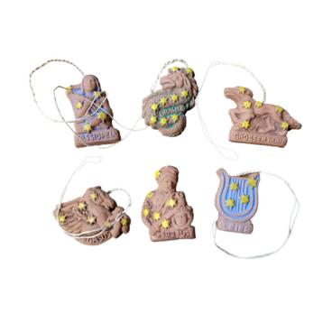 WWII German Winterhilfswerke Pin Set 7 beschikbaar voor biedingen