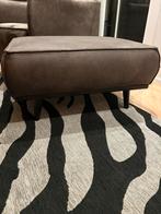 Statement Hocker Antraciet Eco Leer, Ophalen, 50 tot 75 cm, Nieuw, Leer