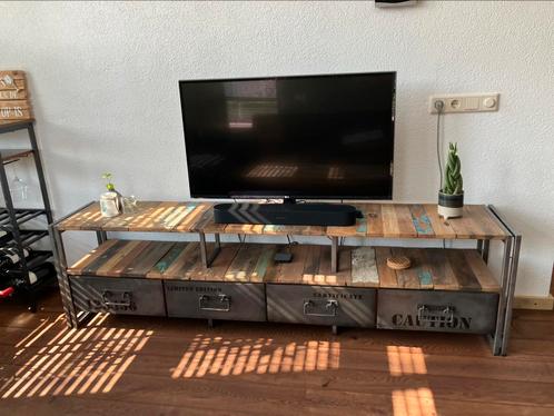 TV meubel, Huis en Inrichting, Kasten | Televisiemeubels, Gebruikt, Minder dan 100 cm, 200 cm of meer, 25 tot 50 cm, Ophalen