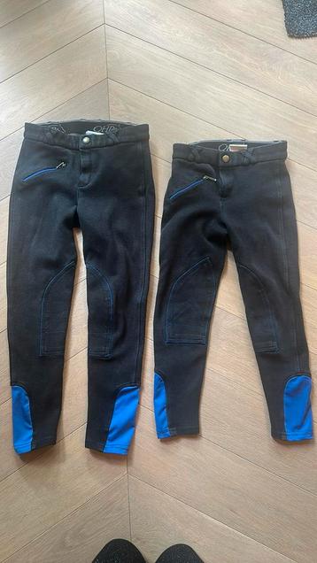 2x QHP paardrijbroek maat 128 & 140 beschikbaar voor biedingen