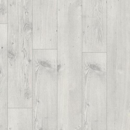 8mm laminaat beige wit eiken v-groef €3,95 M² OPRUIMING, Huis en Inrichting, Stoffering | Vloerbedekking, Nieuw, Laminaat, Wit