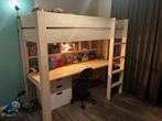 Hoogslaper met bureau, Huis en Inrichting, Slaapkamer | Stapelbedden en Hoogslapers, Ophalen, Gebruikt, Eenpersoons, 90 cm