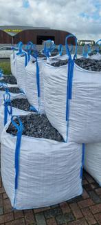 Basalt Split 22-32mm Big Bag 1000KG €129,95, Nieuw, Antraciet, Ophalen of Verzenden, Basalt