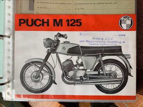 Puch M125 documentatie folder magazine artikelen Steyr Graz, Motoren, Handleidingen en Instructieboekjes, Overige merken, Ophalen of Verzenden