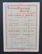 Petroleum Maatschappij Moesi Ilir (Shell/Ned.Indie) 1901, Postzegels en Munten, Aandelen en Waardepapieren, Verzenden, Voor 1920