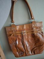 Vintage Bruine Handtas, Ophalen of Verzenden, Gebruikt, Bruin, Handtas