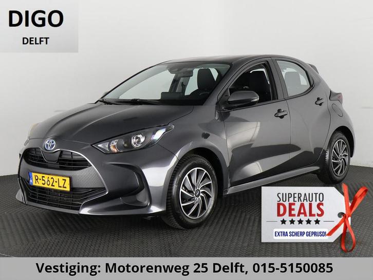 Toyota Yaris 1.5 HYBRID GRAYLINE BIJNA 2023 NAVI.CAMERA.CRUI, Auto's, Toyota, Bedrijf, Te koop, Yaris, ABS, Achteruitrijcamera