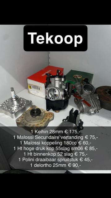 Meerdere scooter onderdelen te koop beschikbaar voor biedingen