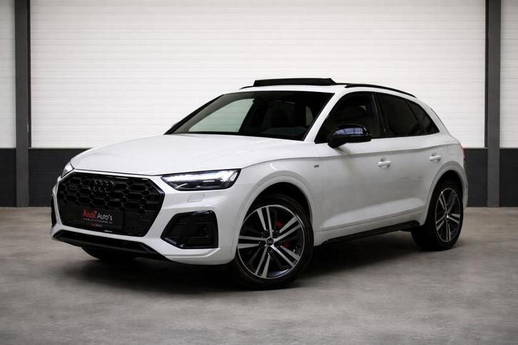 Audi Q5 55 TFSI e S Line l B&O Matrix Pano Keyless Trekhaak, Auto's, Audi, Bedrijf, Te koop, Q5, 4x4, ABS, Achteruitrijcamera