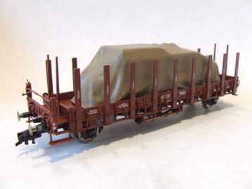 FLEISCHMANN 5256, DRG rongenwagen, 2 assig, met lading beschikbaar voor biedingen
