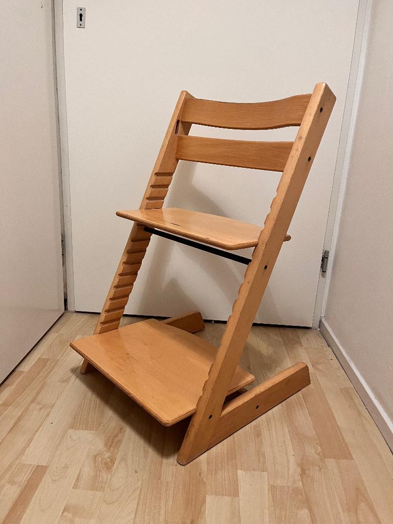 Stokke - Tripp Trapp - Beukenhout, Kinderen en Baby's, Kinderstoelen, Ophalen, Gebruikt, Meegroeistoel