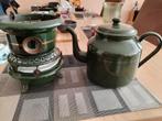 Emaille brander haller met kan, Ophalen of Verzenden