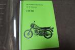 MZ ETZ250 motorrad betriebs anleitung ETZ 250, Ophalen of Verzenden, Overige merken
