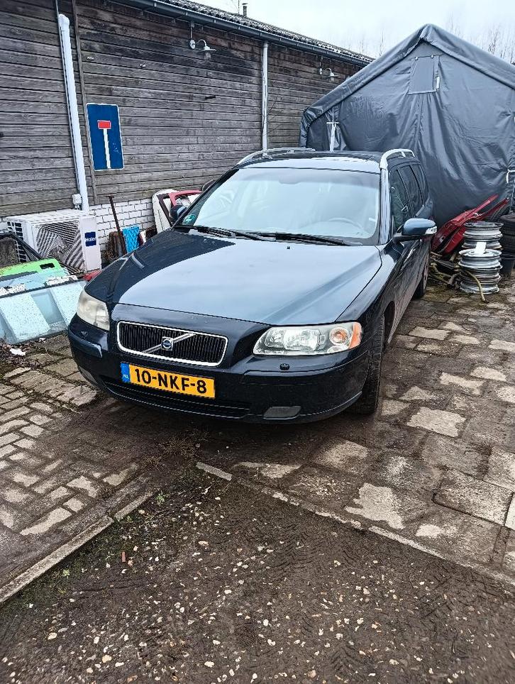 Volvo V70 2.4 D AUT 2006 Blauw, Auto's, Volvo, Particulier, V70, Diesel, F, Stationwagon, Automaat, Geïmporteerd, Blauw, Zwart