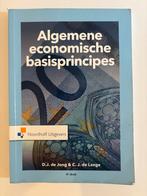 Algemene Economische Basisprincipes 4e druk, Boeken, Studieboeken en Cursussen, Gelezen, Noordhoff Uitgevers, Gamma, HBO