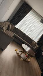 Mooie Hoekbank met Stof Bekleding, Huis en Inrichting, 250 tot 300 cm, Gebruikt, Hoekbank, 75 tot 100 cm