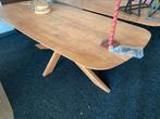 Tafel deens ovaal 240x100 acacia hout matrixpoot, Ophalen, 100 tot 150 cm, Vijf personen of meer, Ovaal