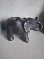 Leuke zwarte olifant waxinelichthouder / geurbrander, Overige materialen, Zwart, Ophalen of Verzenden, Zo goed als nieuw