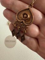 S016/Vintage Bronzen KALEVALA KORU ketting FINLAND, Overige materialen, Gebruikt, Overige kleuren, Verzenden