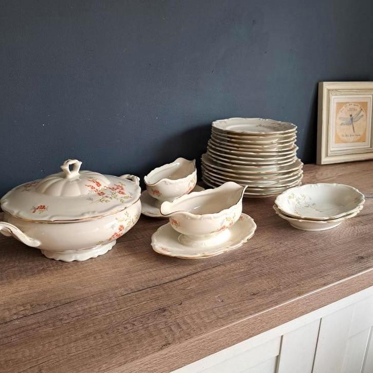 Carl Tielsch Altwasser servies, Antiek en Kunst, Antiek | Servies compleet, Ophalen of Verzenden