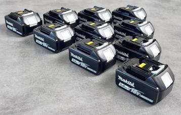 MAKITA 5.0Ah ACCU 10stuks 18v BL1850B LI-ION BATTERIJ NIEUW beschikbaar voor biedingen
