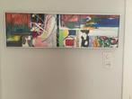 Schilderij met klok, Antiek en Kunst, Ophalen