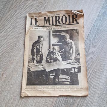 Zeldzame Ww1/Wo1 franse krant (Le miroir) over de somme beschikbaar voor biedingen