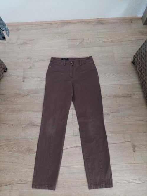 Broek lang97cm Taifun 36 midbruin 94%katoen 2weken gedragen, Kleding | Dames, Broeken en Pantalons, Zo goed als nieuw, Maat 36 (S)