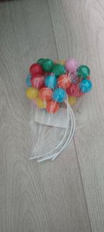 Ballonnen Taart Topper - Nieuw - 2 stuks - Verzenden mogelij, Ophalen of Verzenden, Nieuw, Overige kleuren, Overige typen