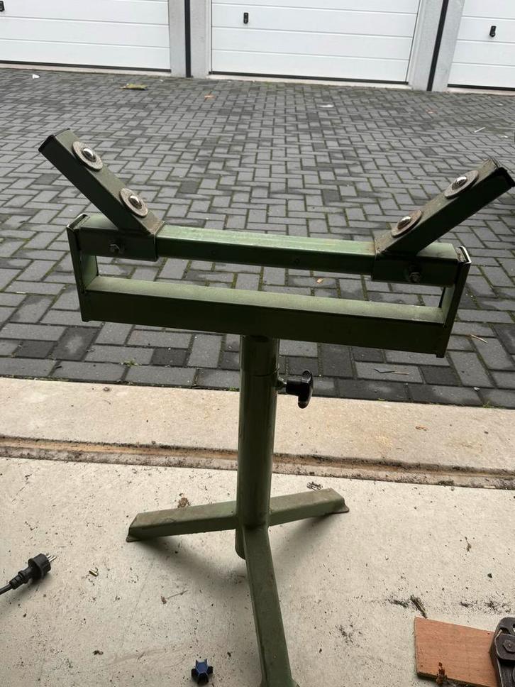 Zaagbank Steunpoot - Verstelbaar, Doe-het-zelf en Verbouw, Werkbanken, Gebruikt, Minder dan 70 cm, Ophalen